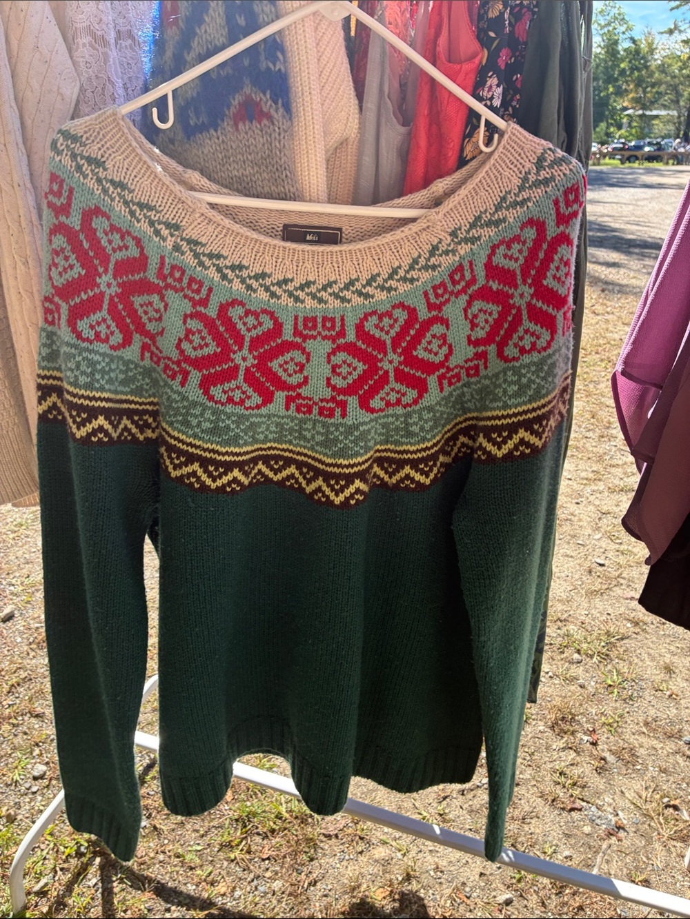 REI Fair Isle Sweater